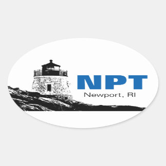 Ovale Newport, Rhode Island oval bumper sticker