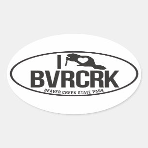 Ovale Parc d'état de Beaver Creek Oval Sticker