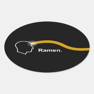 Ovale Pastafarianisme - Sticker Ramen