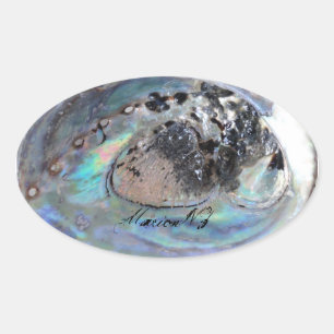 Ovale Paua Sticker
