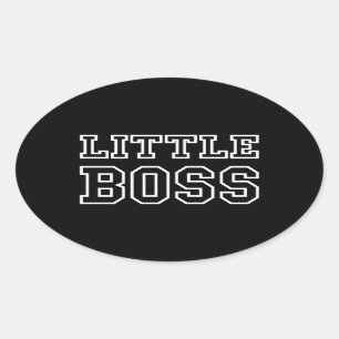 OVALE PETIT BOSS OVAL STICKER