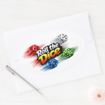 Roll the Dice Motion Sticker