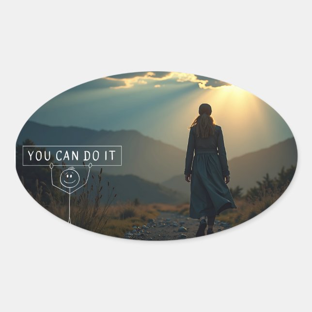 Ovale Sticker (Devant)