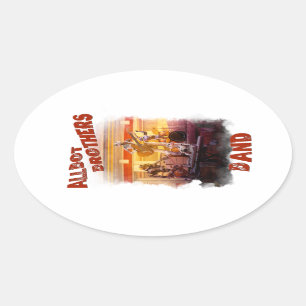 Ovale sticker Allbot Brothers Band /Bob's Saucer Repair