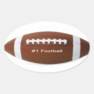 Ovale Sticker de football
