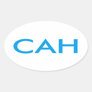 Ovale Sticker de support CAH