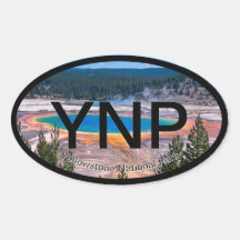 Sticker du parc national Yellowstone