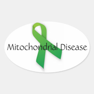 Ovale Sticker Mitochondrial