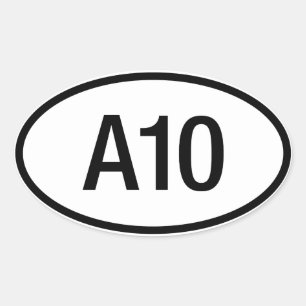 Ovale Sticker moteur Datsun Nissan A10