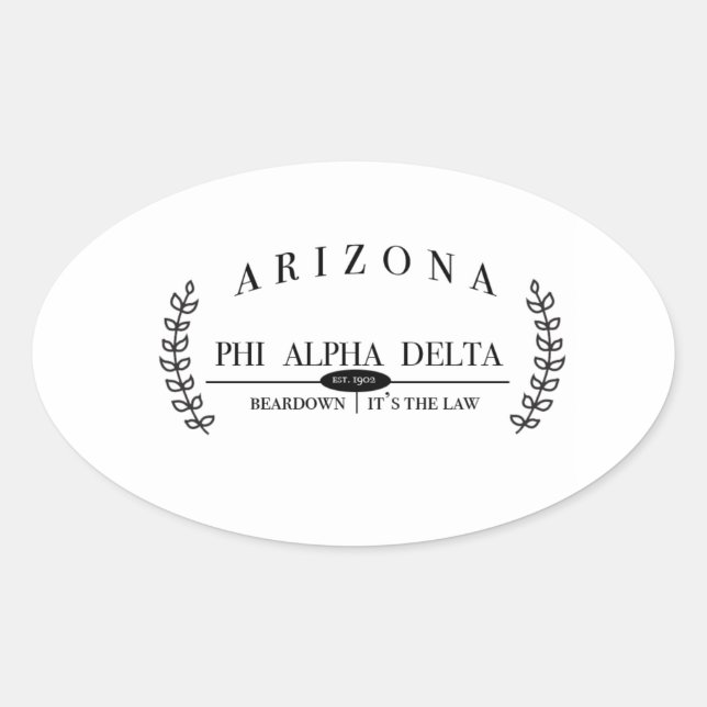 Ovale sticker PAD (Devant)