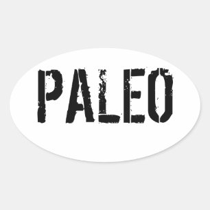 Ovale Sticker Paleo Bumper