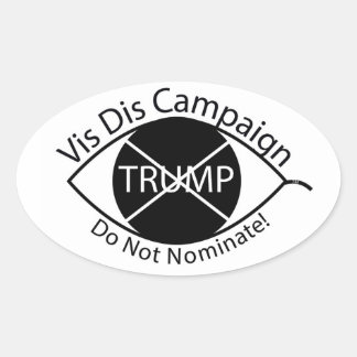 Ovale Sticker pour désobéissance visuelle