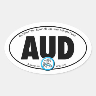 Ovale Sticker pour fenêtre Euro Bon-Bon