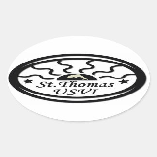 Ovale Sticker St Thomas