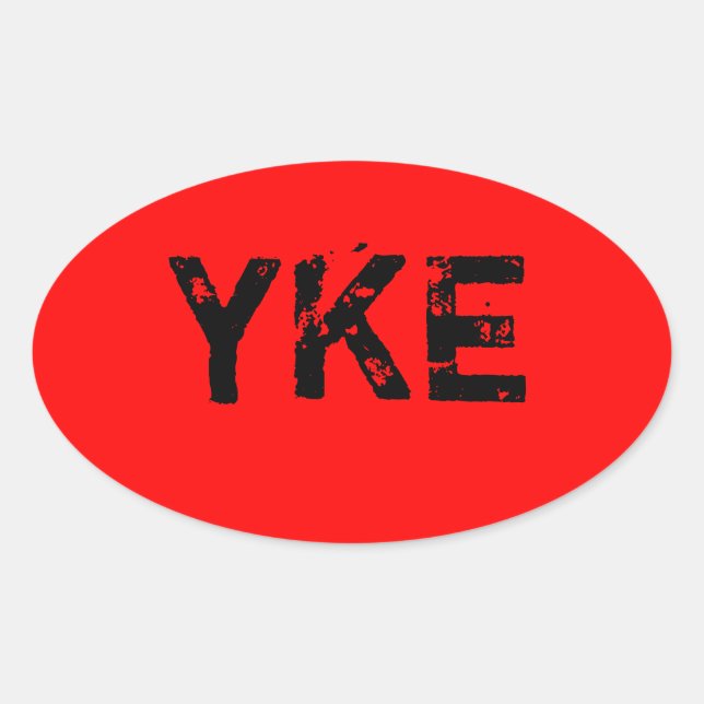 Ovale YKE - Sticker (Devant)