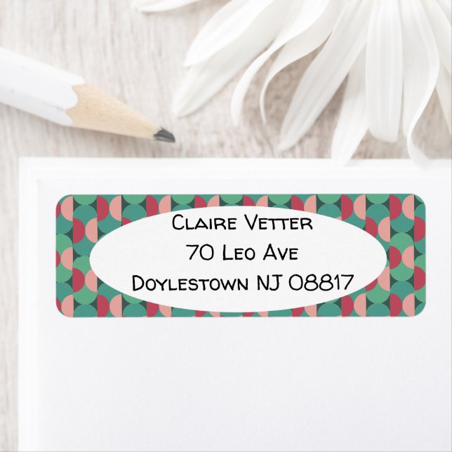 Ovales rétro et demi-cercles (En situation)