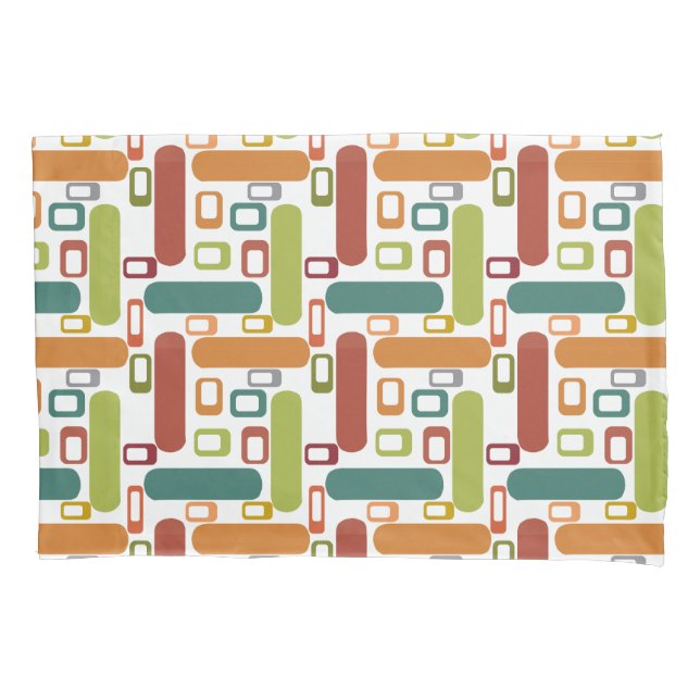 Ovals and Circles  Pillowcase (Front)