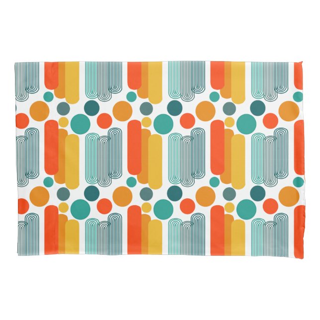 Ovals and Circles  Pillowcase (Front)