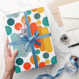 Ovals and Circles Wrapping Paper