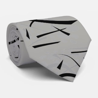 Ovals and Curves Stylish Retro Design Tie