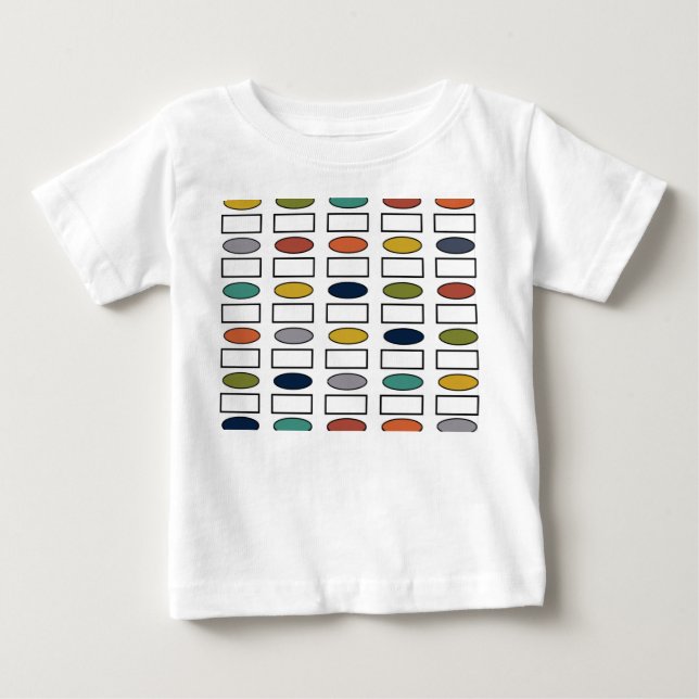 Ovals and Rectangles  Baby T-Shirt (Front)