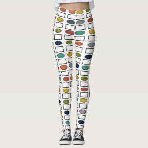 Ovals and Rectangles  Leggings