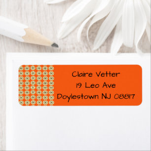 Ovals and Starbursts Label