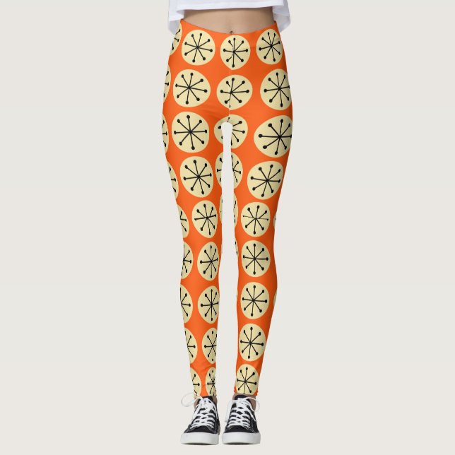 Ovals and Starbursts  Leggings (Front)