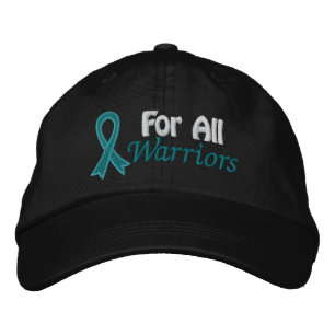 Ovarian Cancer Awareness For All Warriors Embroidered Hat