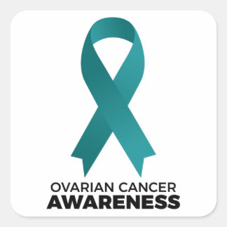 Ovarian Cancer Awareness Square Sticker