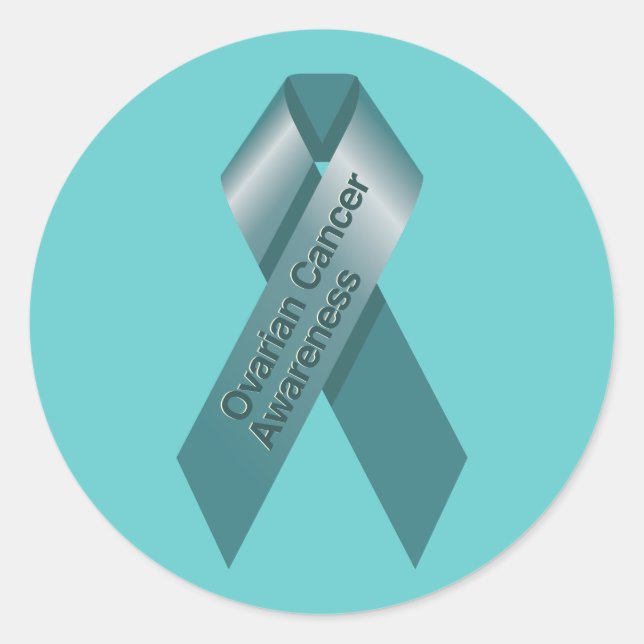 Ovarian Cancer Awareness Sticker (Front)