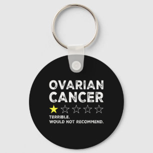 Ovarian Cancer Awareness Suprt Cancer Survivor Keychain