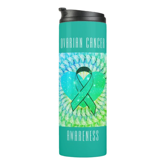 Ovarian Cancer Awareness Thermal Tumbler (Rotated Right)