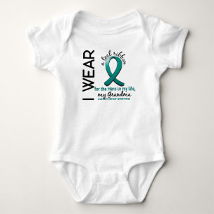 Ovarian Cancer Hero In My Life Grandma 4 Baby Bodysuit