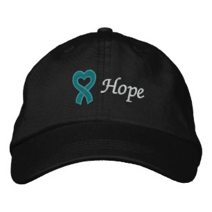 Ovarian Cancer Hope Embroidered Hat