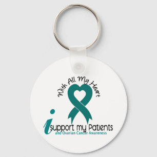 Ovarian Cancer I Support My Patients Keychain