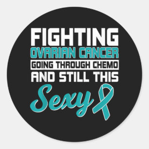 Ovarian Cancer Inspiring Women Mother's Day 59 Classic Round Sticker
