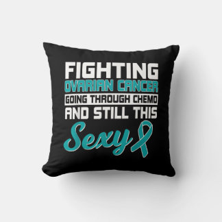 Ovarian Cancer Inspiring Women Mother's Day 59 Throw Pillow