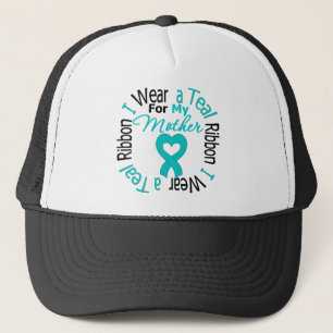 Ovarian Cancer Ribbon For My Mother Trucker Hat