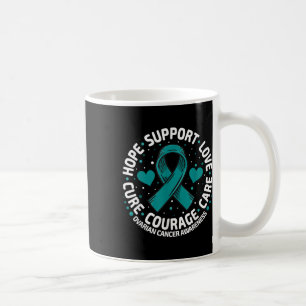 Ovarian Cancer Support Tee Family Ovarian Cancer A Coffee Mug