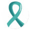 Ovarian Cancer Teal Ribbon 3