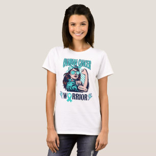 Ovarian Cancer Warrior Believe and Fight T-Shirt