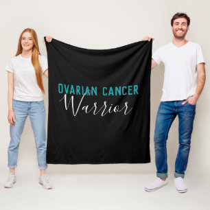 Ovarian Cancer Warrior Fleece Blanket