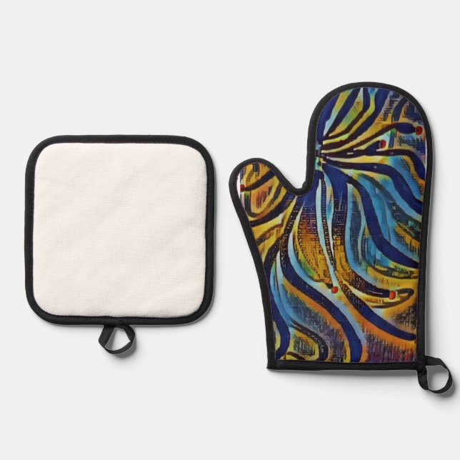 OVEN AND MITT AND POTT HOLDER SET (Front)