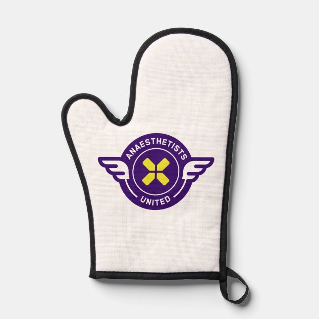 Oven glove.  mitt (Front)