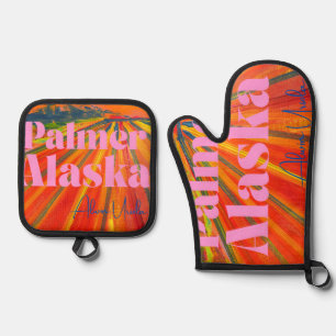 Oven Mit and Pot Holder Set