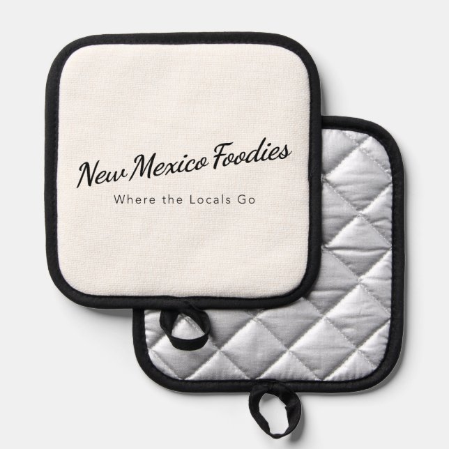 Oven Mitt and Pot Holder Set (Front/Back)