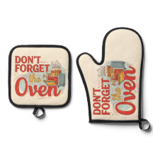 Oven Mitt and Pot Holders - Cute Kitchen Design