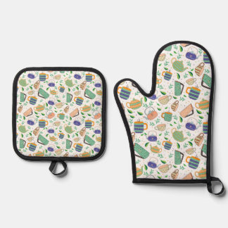 Oven Mitt and Pot Holders Oven Mitt & Pot Holder Set