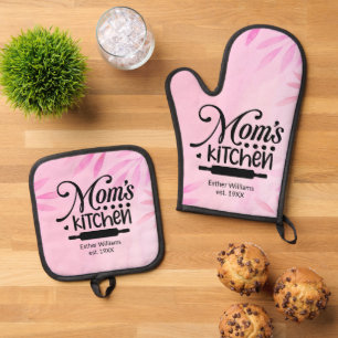 Oven Mitt and Pot Holders Oven Mitt & Pot Holder Set